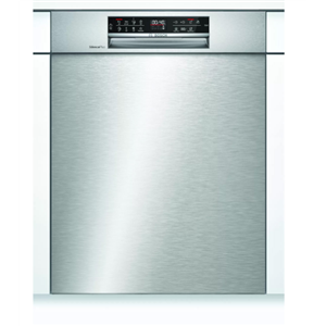 Máy rửa bát bán âm Bosch SMU6ECS57E seri 6, mặt thép